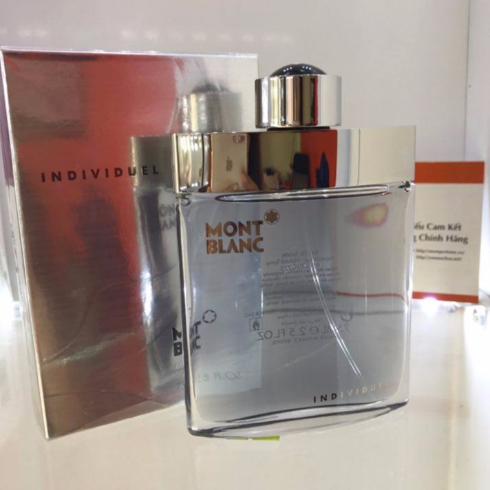 Nước hoa Nam Mont blanc-Individuelle 75ml for men như hình
