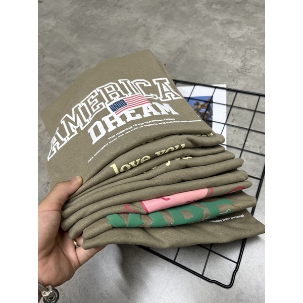 Áo phông tay lỡ 3158 - Ảnh thật tự chụp ( MÀU XI MĂNG)