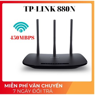 [BẢO HÀNH 12T] Bộ Phát WiFi 3 râu TPLINK 880N Sóng Xuyên Tường chuẩn tốc độ 450 Mbps Giá Rẻ - HÀNG THANH LÝ 95%