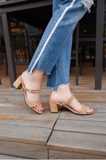 Sandal quai mảnh 5cm