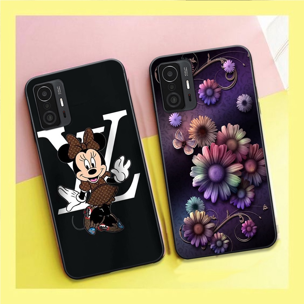 Ốp lưng Xiaomi MI 11T 5G / MI 11T Pro 5G cú và chuột mickey đáng yêu siêu đẹp. Vỏ lưng Xiaomi chính hãng giá rẻ