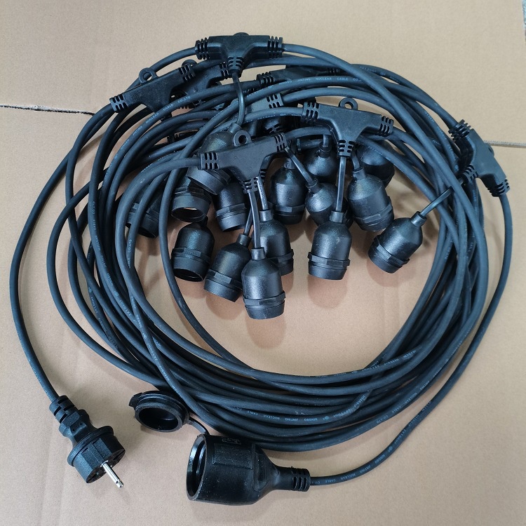 Dây Đèn Led Trang Trí Ngoài Trời 10M 20 bóng 3W - Dây Đèn Trang Trí Quán Cà Phê, Trà Chanh, Nhà Hàng