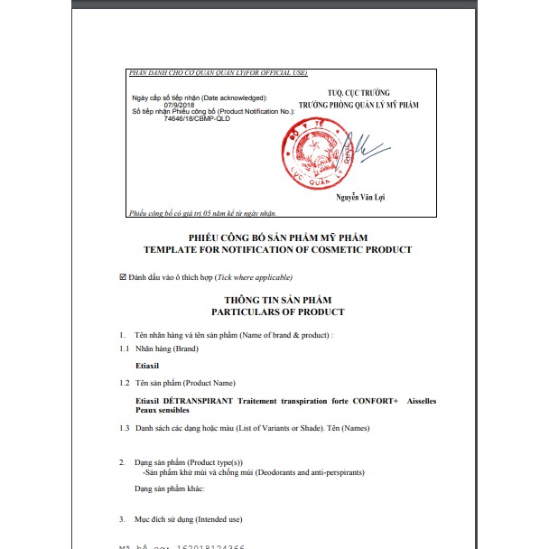 Lăn khử mùi Etiaxil Pháp 15ml | BigBuy360 - bigbuy360.vn