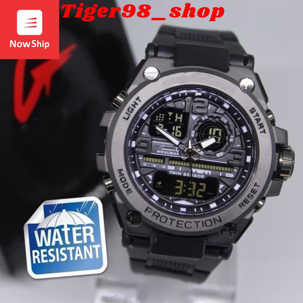 Đồng hồ nam CASIO G-shock 8600 Original –Chống nước 20Bar Viền Thép không gỉ, Nam tính, Mạnh mẽ, Full box thiếc,55mm