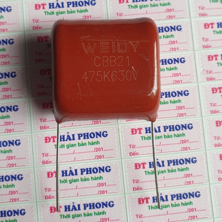 Tụ kẹo CBB 475J  630V loại chân 2.5cm hàng mới