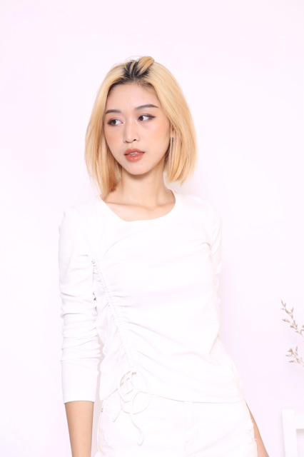 Áo thun nữ dài tay bozip vải dư xịn