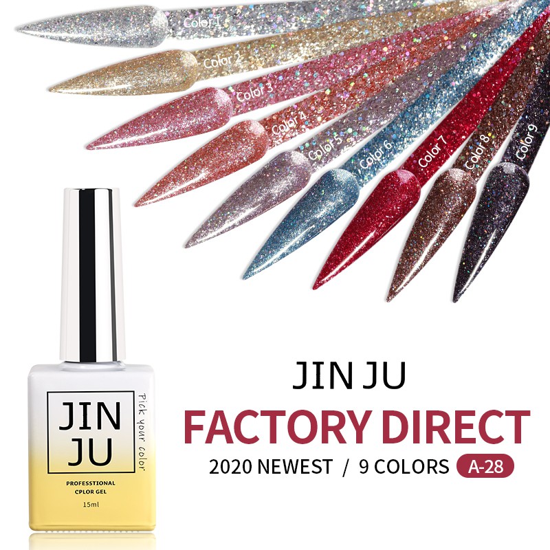 Sơn gel JINJU mã A28 chai 15ml chính hãng