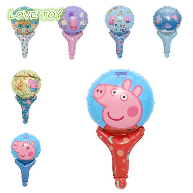 Bong Bóng Lõi Nhôm Hình Chú Heo Peppa Hoạt Hình 16inch Trang Trí Tiệc Sinh Nhật/Đám Cưới