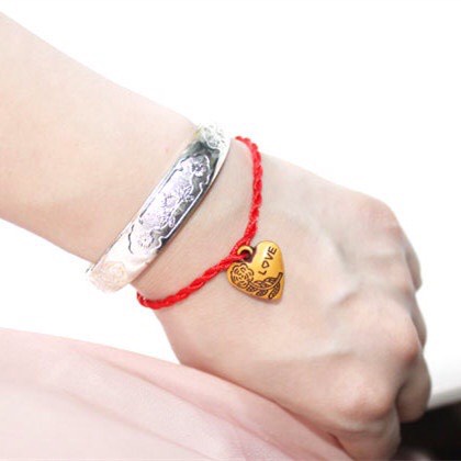 Vòng Tay May Mắn Chỉ Đỏ Nữ Dễ Thương Cho Tình Duyên, Học Tập, Tình Yêu Nam Nữ - Lắc Đeo Tay Đẹp