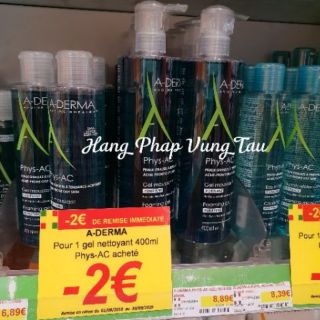 Sữa rửa mặt aderma cho da dầu hỗn hợp nhạy cảm