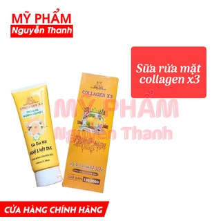 Sữa rửa mặt nghệ và mật ong collagen X3 đông anh 100ml chính hãng