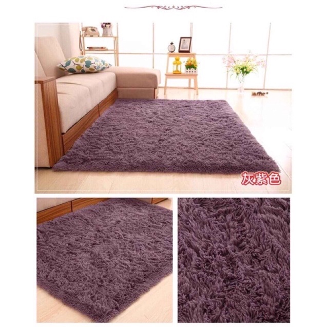 Thảm lông loang trải sàn kích thước m6*2m, 2m*2,2m, 2M*3m