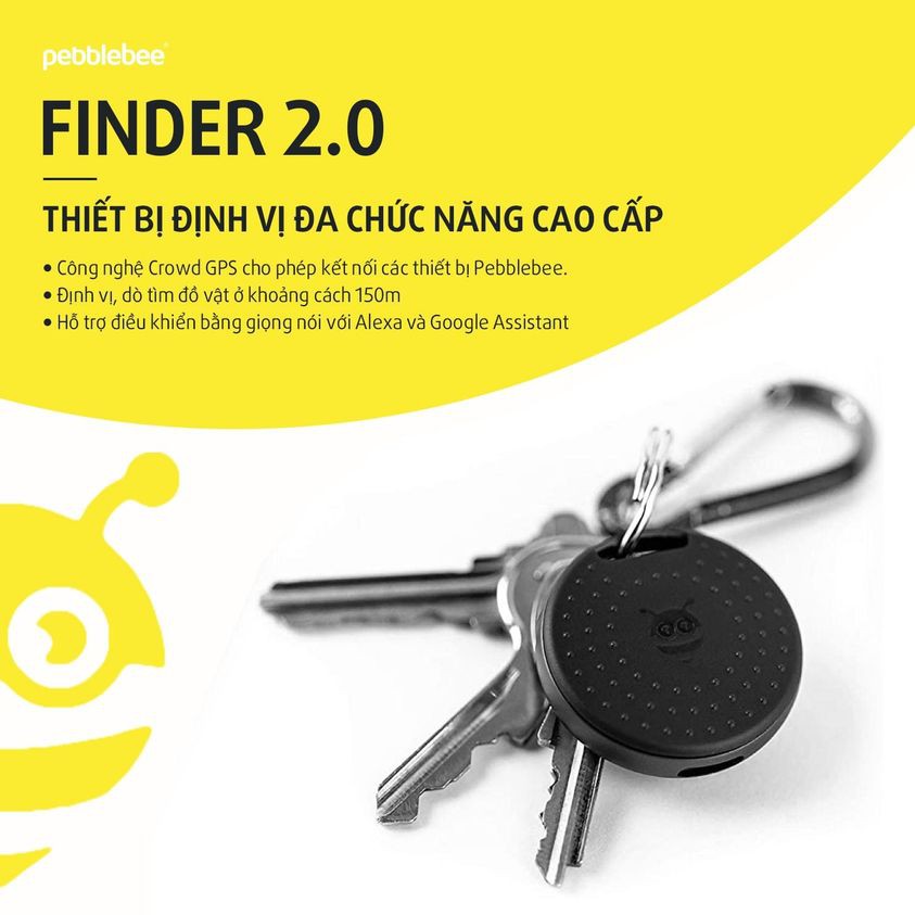 Thiết Bị Định Vị Đa Chức Năng Pebblebee Việt Nam - Nhập Khẩu Hoa Kỳ - Tránh Thất Lạc Đồ Đạc/Thú Cưng