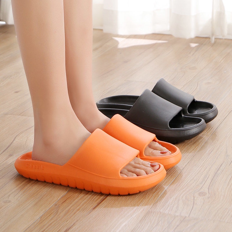 Oeggeo shop Dép Đế Dày Phẳng Chống Thấm Nước Cho Nam Và Nữ
