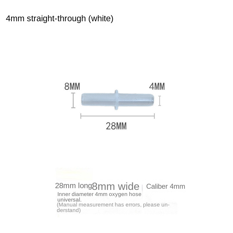 Máy Bơm Oxy Ba Chiều Góc Phải Chữ L Xuyên Qua Bơm Oxy Đường Kính 4MM Cho Bể Cá