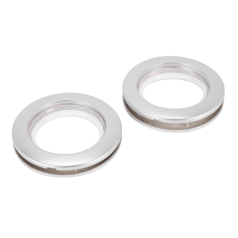 Bộ 50 Vòng Kẹp Rèm Cửa Đường Kính Trong 43mm Tiếng Ồn Thấp (Màu Bạc)