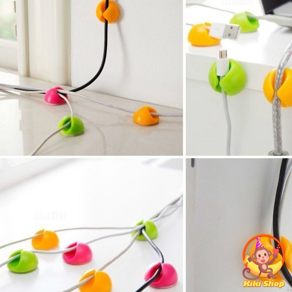 Cable Organizer Silicone USB Cable Winder Desktop Tidy Management Clips Cable Holder for Mouse Headphone Wire Organizer | BigBuy360 - bigbuy360.vn