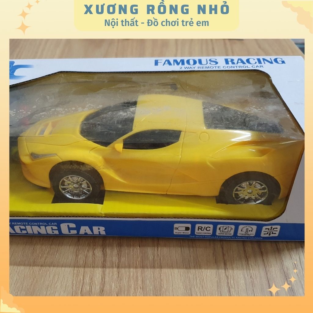 Đồ chơi ô tô điều khiển từ xa, Ô Tô Điều Khiển Từ Xa dáng thể thao được tặng kèm pin-Xương Rồng Nhỏ