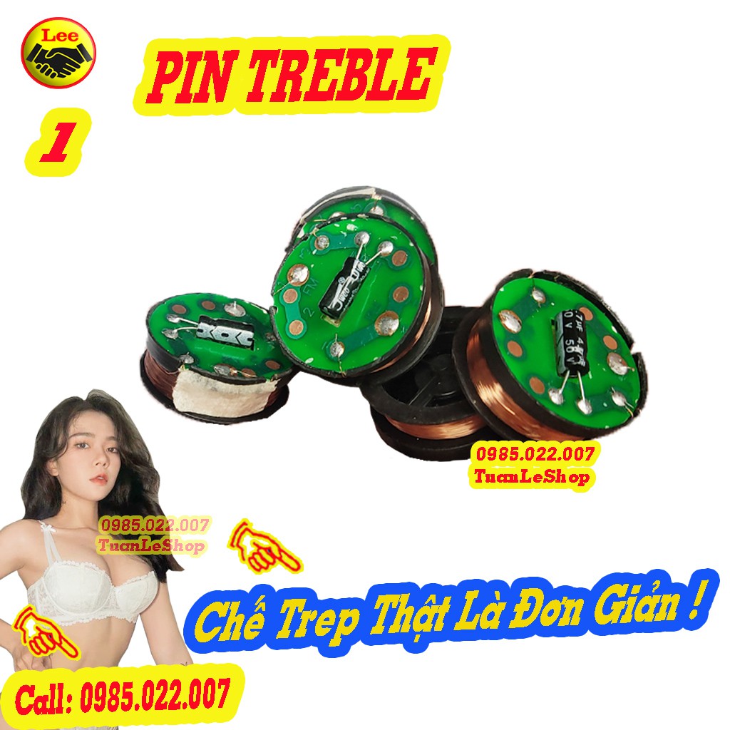 LOA TREBLE THẠCH ANH – PIN SIEU TEP – GIÁ 01 CHIẾC