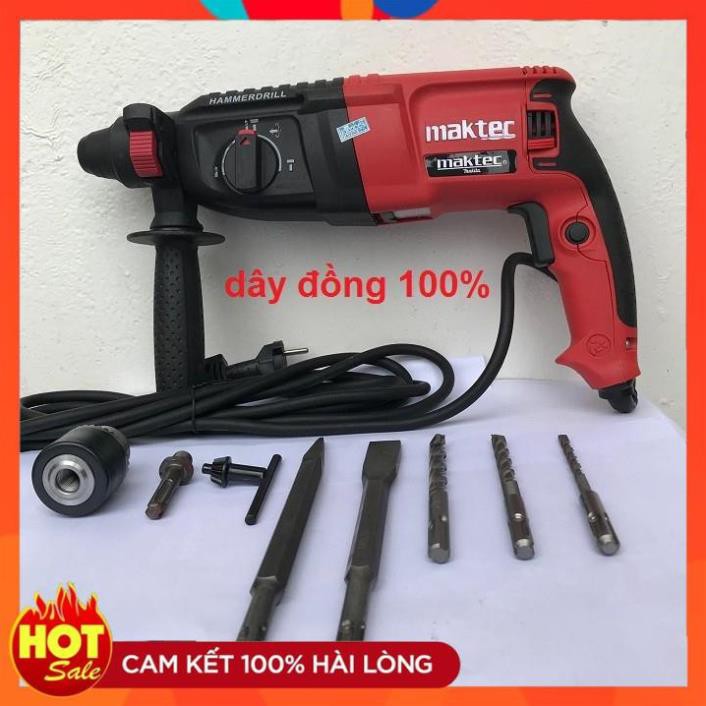 [Hàng Tốt] [ Combo] Máy khoan bê tông 3 chức năng Maktec MT26