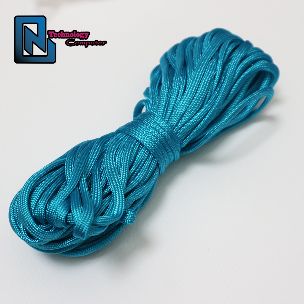 Dây Dù Paracord 7 Lõi 4mm Tròn 5 Mét Dùng Để Bọc Cáp USB Cáp Truyền Dữ Liệu Các Đồ Thủ Công Handmade