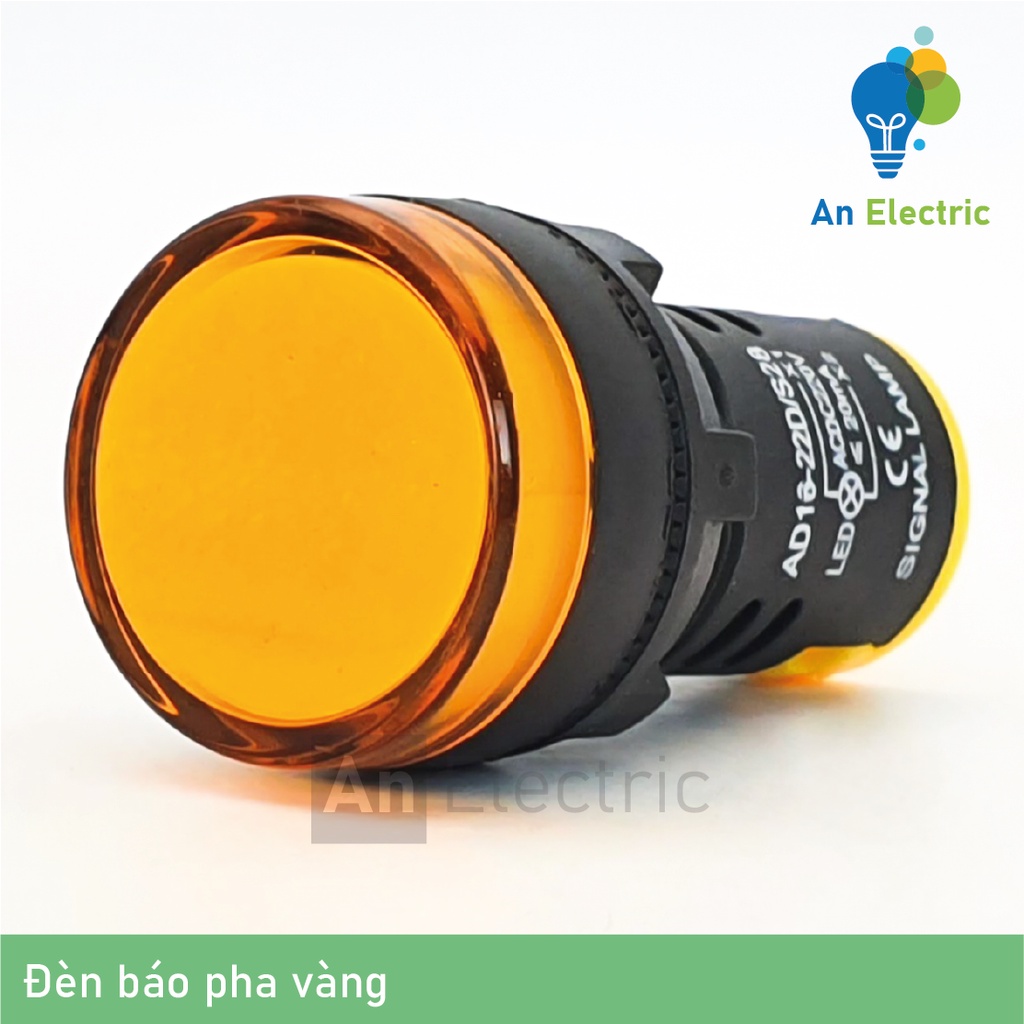 Đèn báo pha phi 22mm điện áp 220V – Đèn led báo pha tủ điện