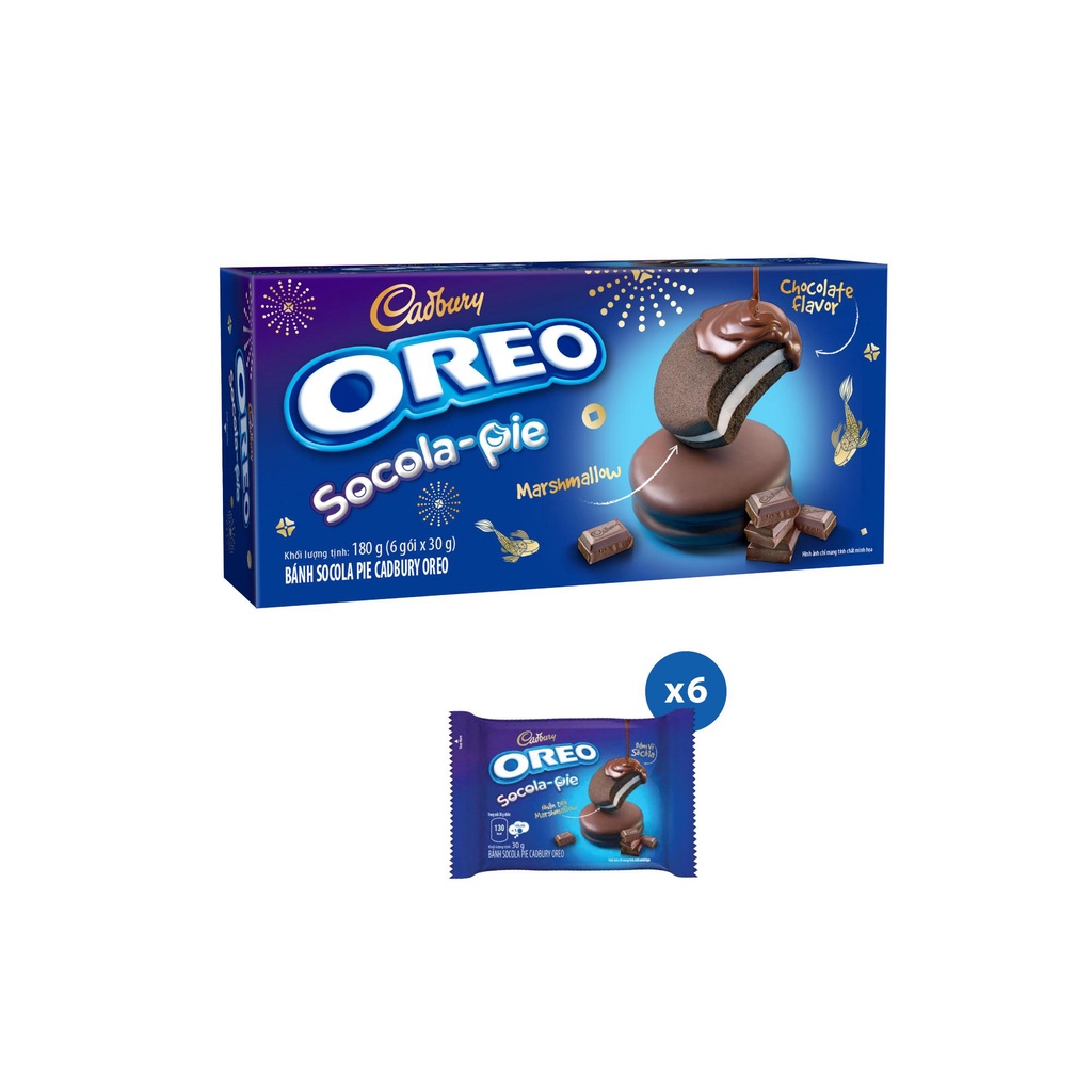 Combo 2 Hộp Bánh OREO Socola Pie 2x180g