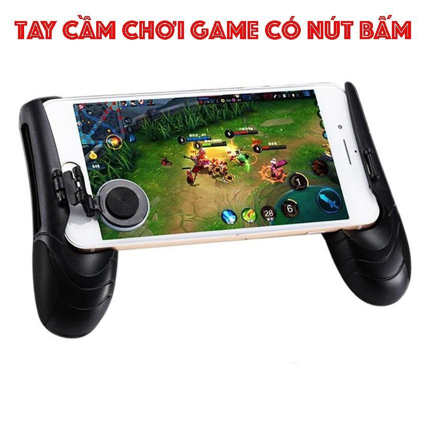 KM -  [SIÊU KM] [ [Giá hủy diệt] Combo Tay cầm Chơi Game Liên Quân PUBG ROS và Bộ 2 nút bấm hỗ trợ chơi PUBG K01