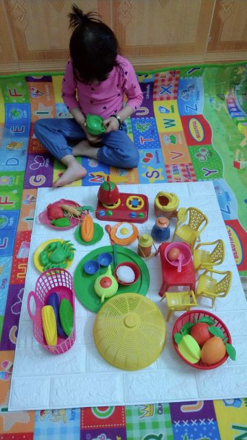 Đồ chơi cân nấu ăn, 1 bộ 1kg như ảnh nhé