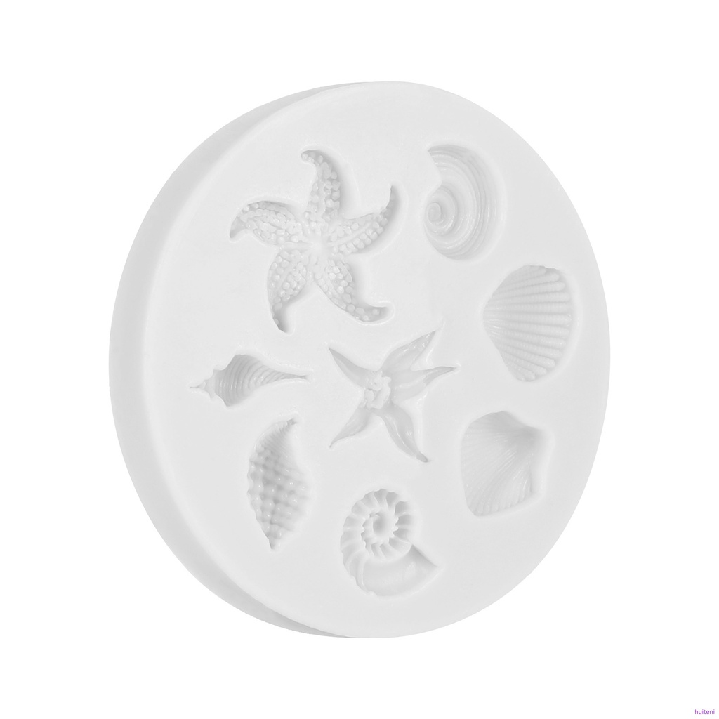 Khuôn Silicone Tạo Hình Làm Bánh Kẹo Hình Vỏ Sò 3d