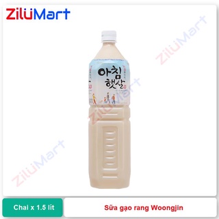 Chai sữa gạo rang Woongjin loại 1.5 lít