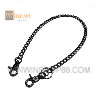 ⛓️ Dây xích đeo quần V.3 (màu đen dài 47 cm) ⛓️ - Winz.vn