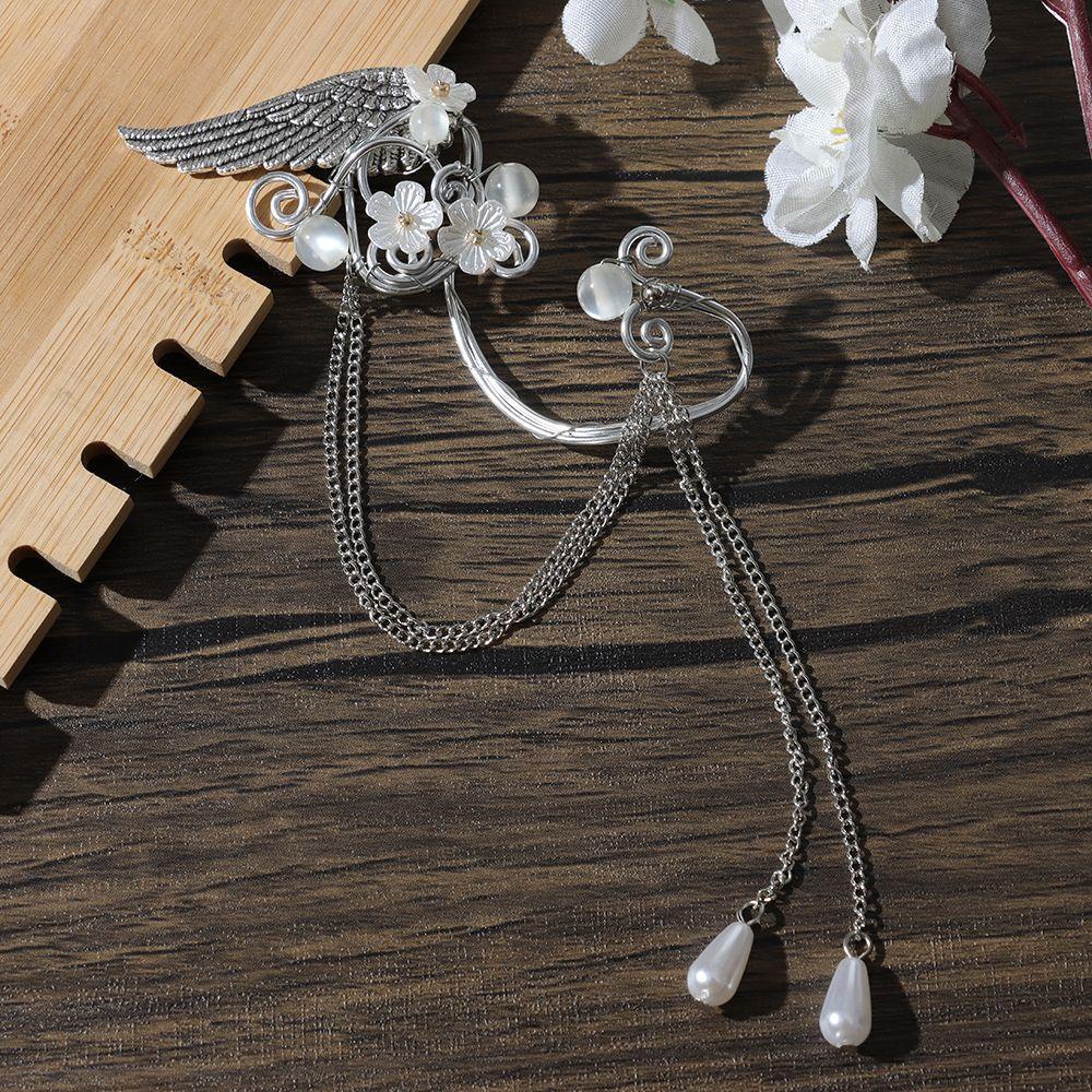 Khuyên Kẹp Vành Tai Hình Yêu Tinh Phong Cách Gothic