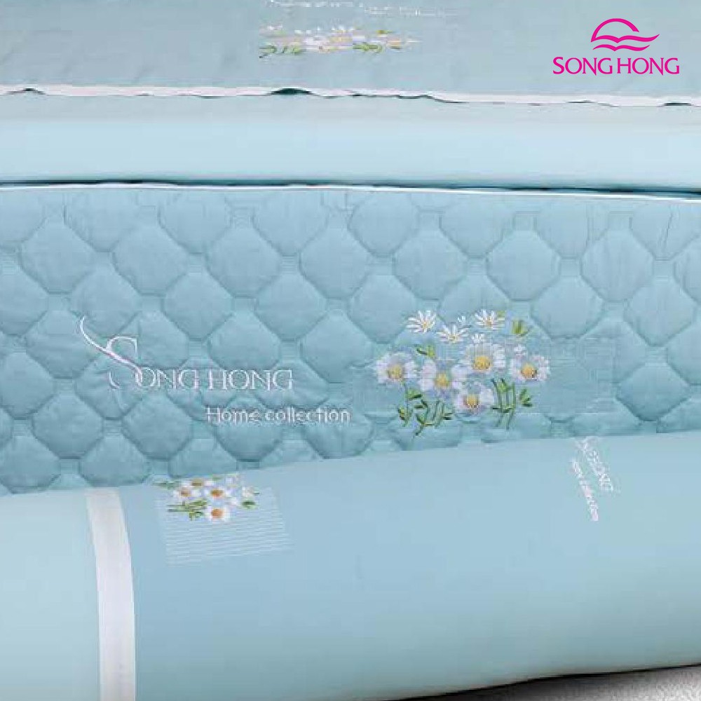 Bộ chăn ga gối cao cấp Sông Hồng H18 057