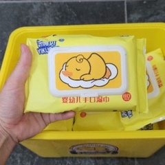 Khăn giấy ướt Duck con vịt vàng kute siêu hot hàng nội địa cao cấp