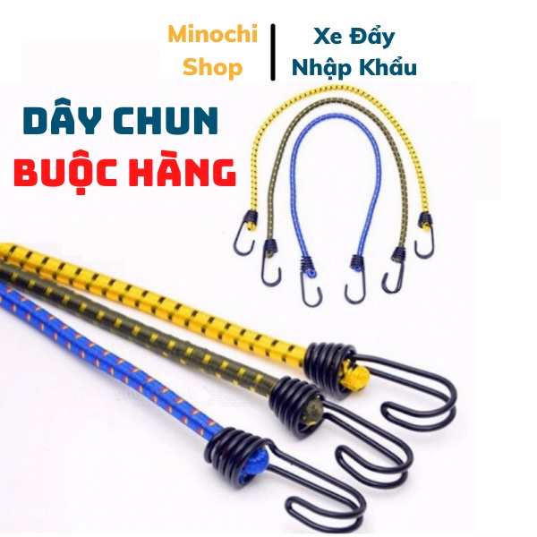 Dây Chun Buộc Hàng Dây Ràng Siêu Co Giãn Có Móc 2 Đầu Hàng Nhập Khẩu