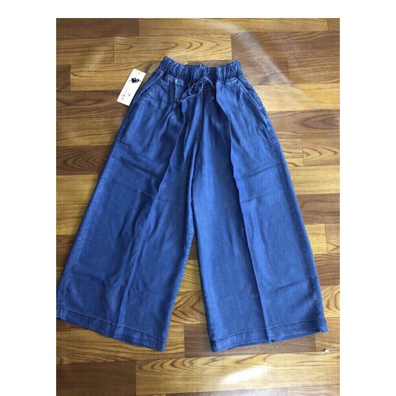 [3 SIZE 45-58KG] QUẦN JEAN GIẤY, CARO DÀI ỐNG RỘNG NỮ THỜI TRANG