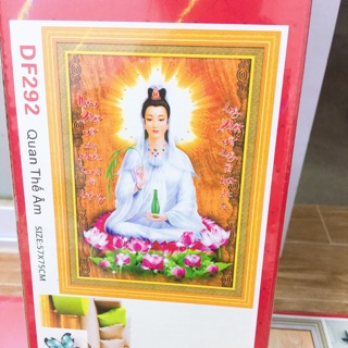 Tranh đá quan thế âm df292