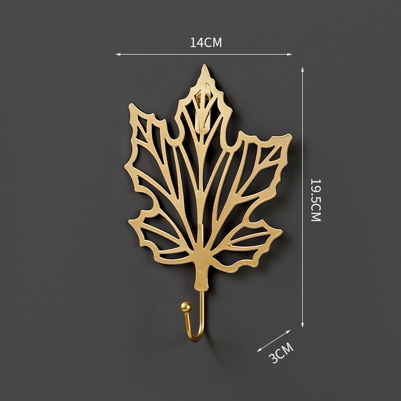 Móc đơn treo tường không cần khoan bằng sắt KHÔNG gỉ, sơn tĩnh điện phong cách Vintage cực kỳ sang trọng