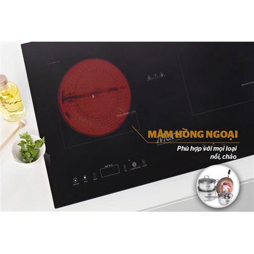 BẾP ĐÔI ĐIỆN TỪ HỒNG NGOẠI SUNHOUSE MAMA MMB9100VN