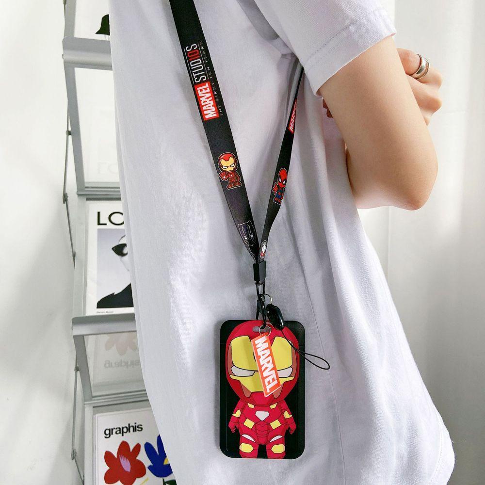 Dây Đeo Thẻ Tín Dụng / Thẻ ID Họa Tiết Hoạt Hình The Avengers Hero Minnie
