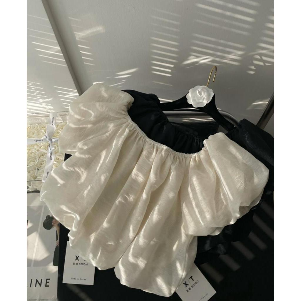 Áo Ống Một Màu Trễ Vai Thời Trang Mùa Hè 52748 Cho Nữ