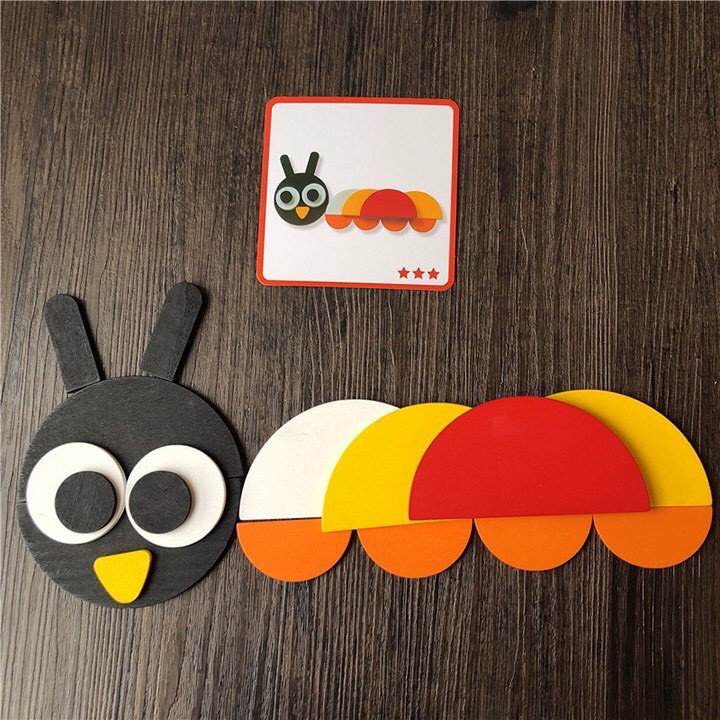 Bộ ghép ảnh 29 chi tiết giúp bé sáng tạo