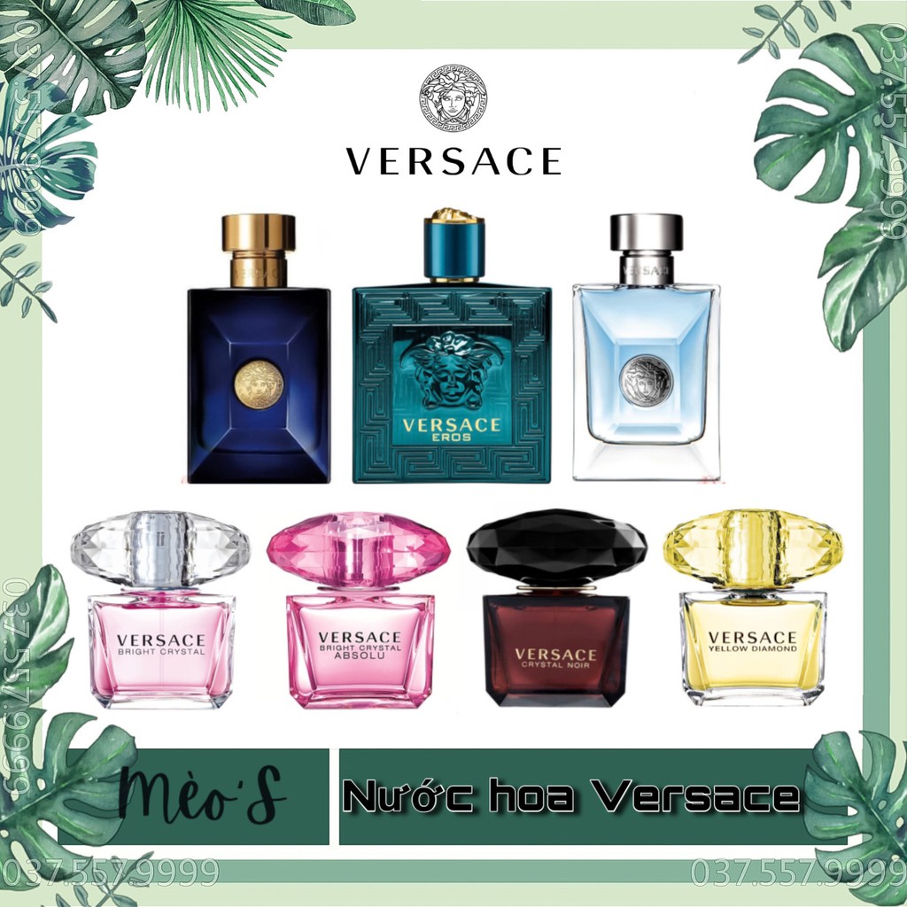 Nước Hoa VERSACE Bright Crystal nữ 30ml-90ml Nước Hoa Nữ Hàng Chính Hãng