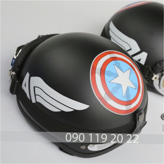 FREESHIP 99K TOÀN QUỐC_(Chưa kính) MŨ PHƯỢT CAPTAIN AMERICAN