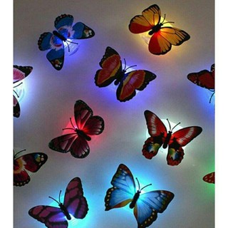 Đèn Led Dán Tường Hình Con Bướm phát sáng