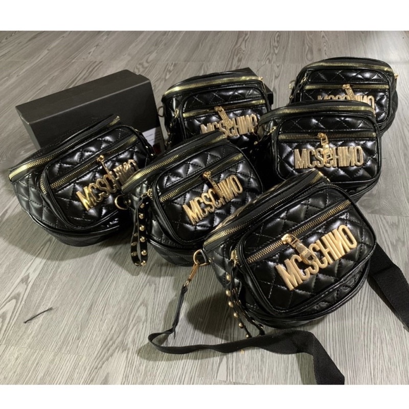 [Freeship 50k] Túi đeo chéo nữ, Túi đeo bụng Moschino thời trang phong cách trẻ trung ❣️ (cam kết hàng chuẩn ảnh)