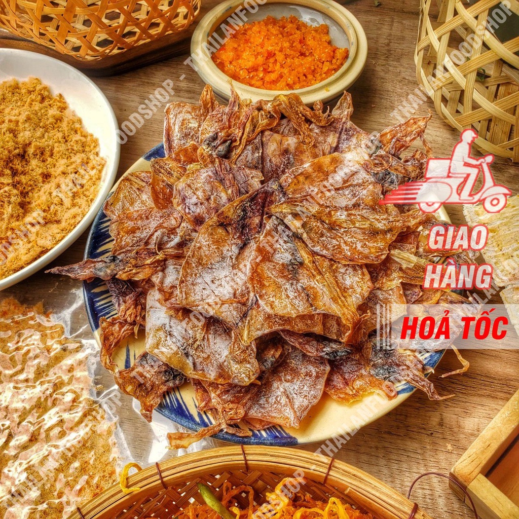 Khô Mực Mini HomeMade không mặn Túi 500Gr (Hút Chân Không)