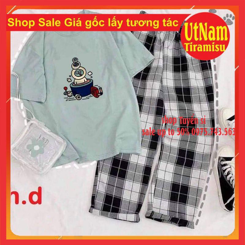 [ Mã FAMAYWA2 giảm 10K đơn 50K] Sét áo người ngoài tinh + quần kẻ | BigBuy360 - bigbuy360.vn