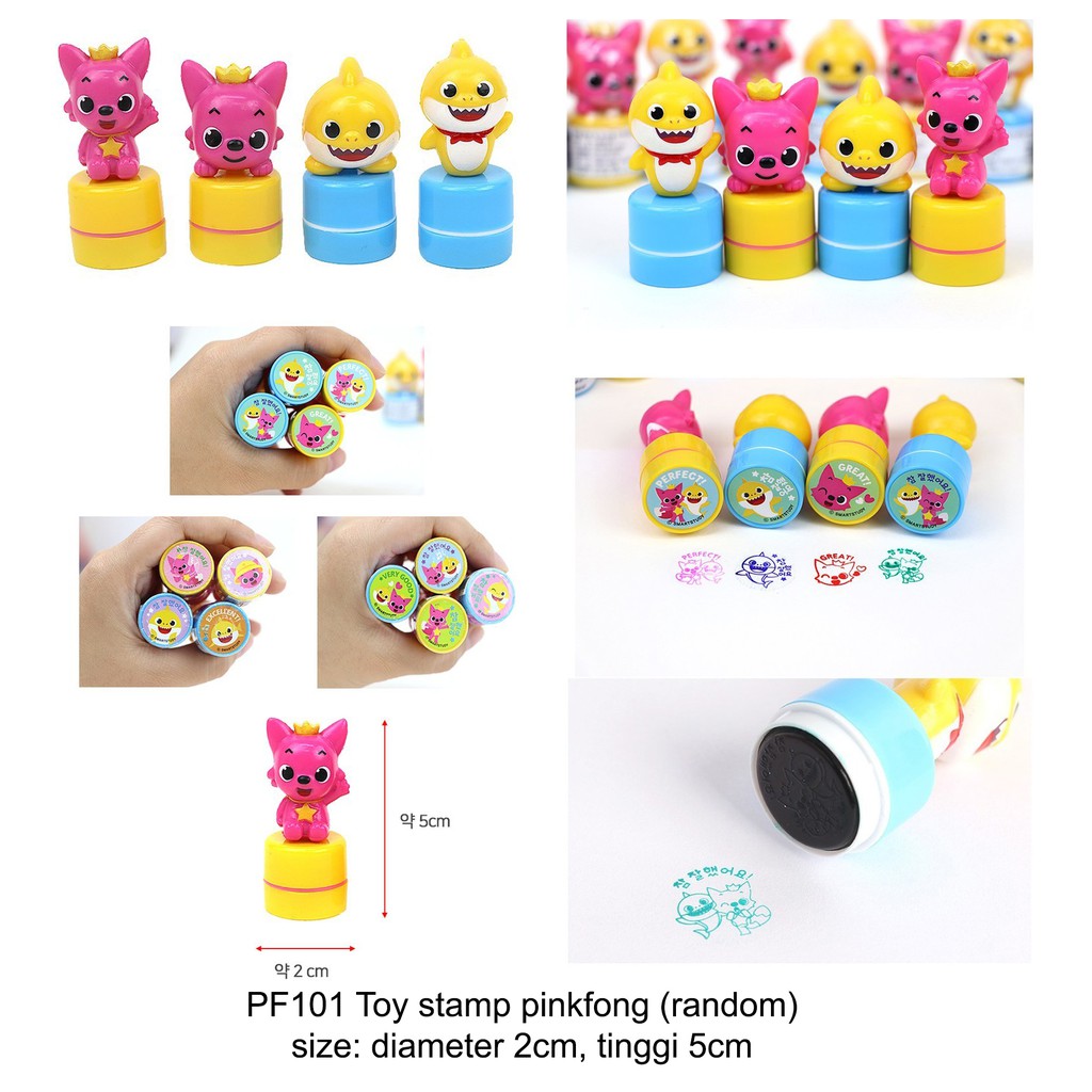 Pinkfong STAMP PINKFONG (Màu cam) - PF101